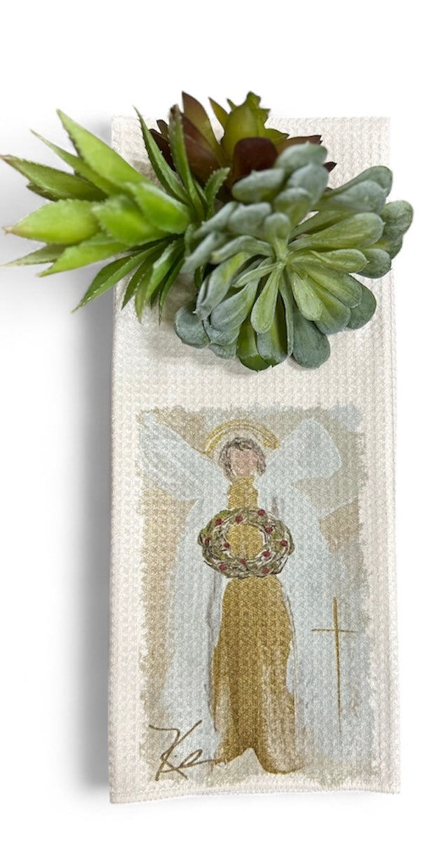 Christmas Angel Tea Towel