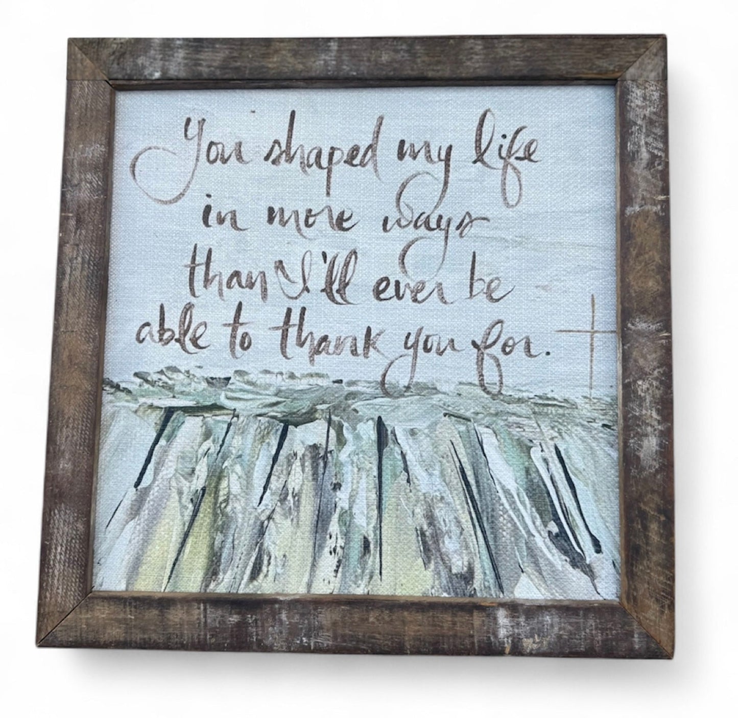 You Shaped Framed Art 36x36 or 42x42