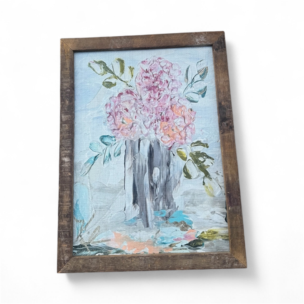 Pink Hydrangea Framed Art