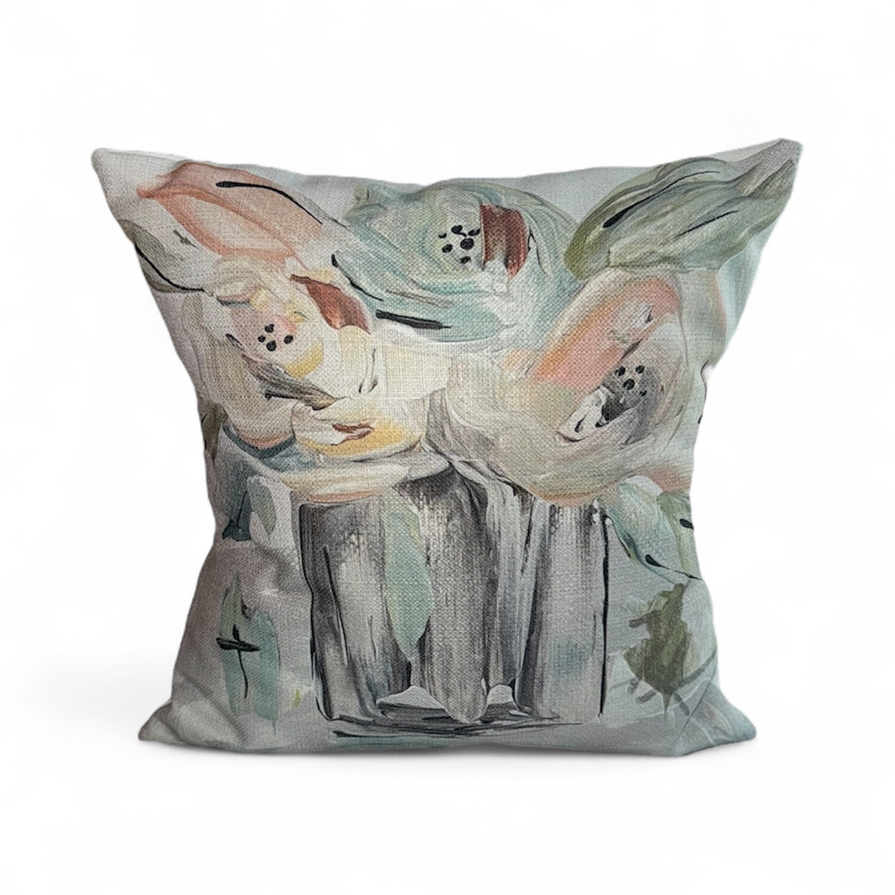 Graceful Floral Pillow