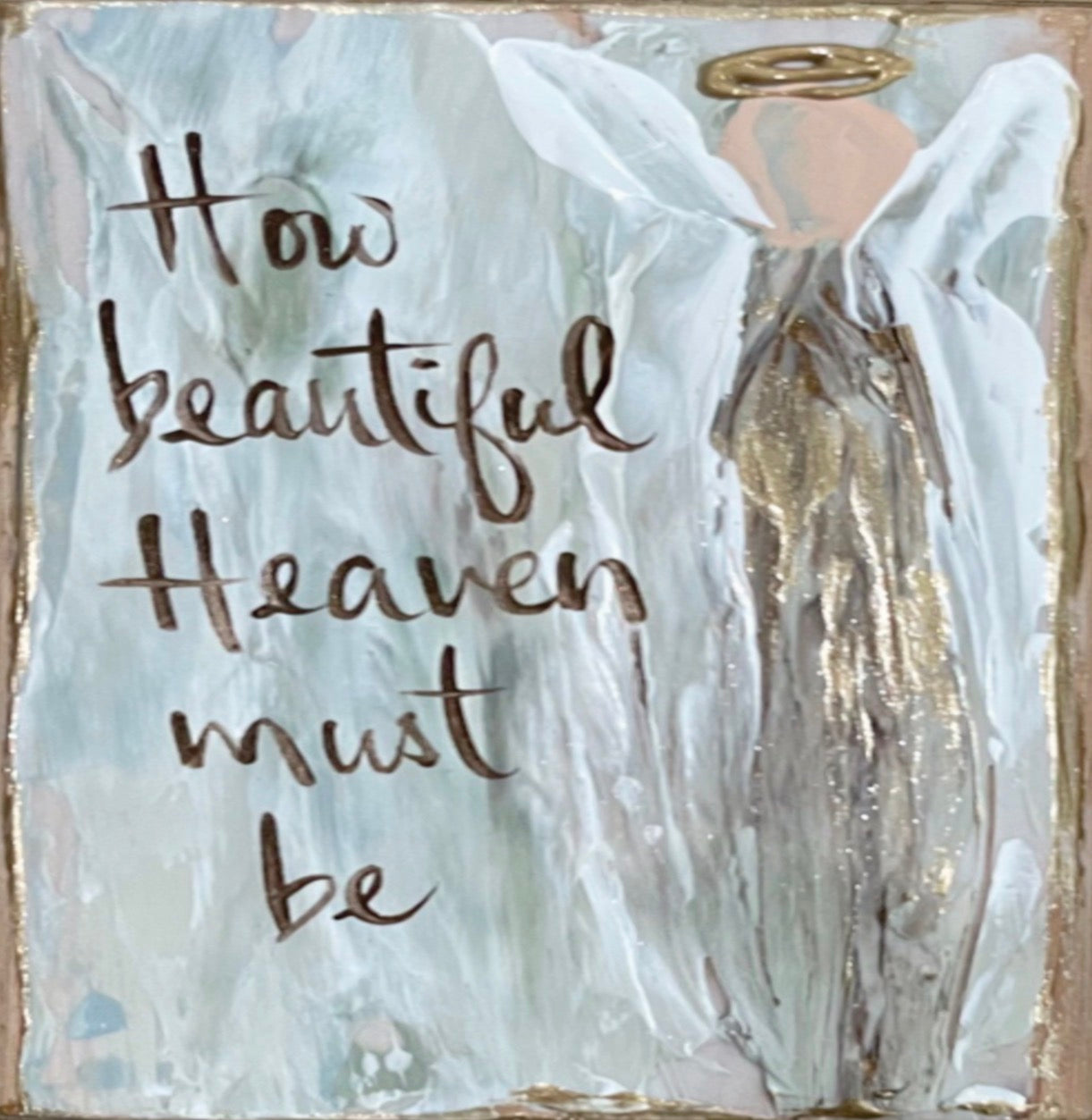 GA How Beautiful Framed Art