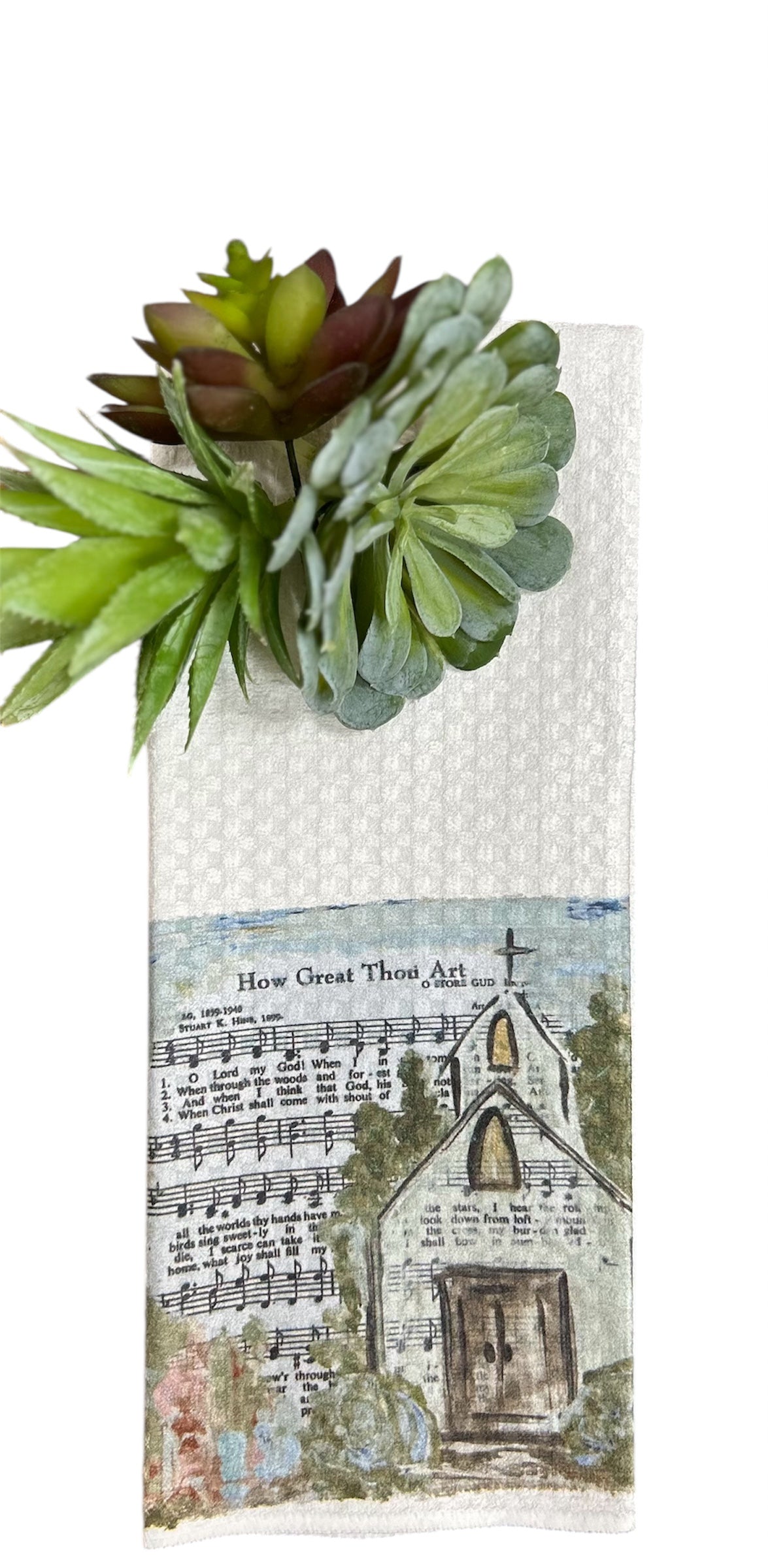 How Great Thou Art Tea Towel
