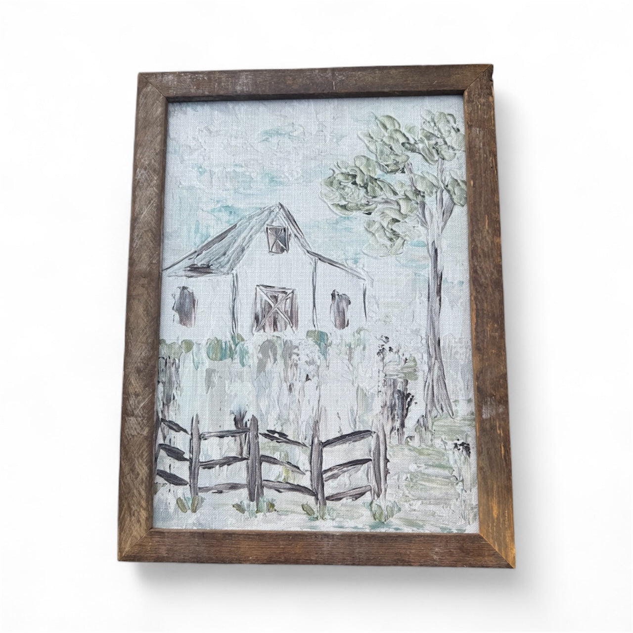 Neutral Barn Framed Art