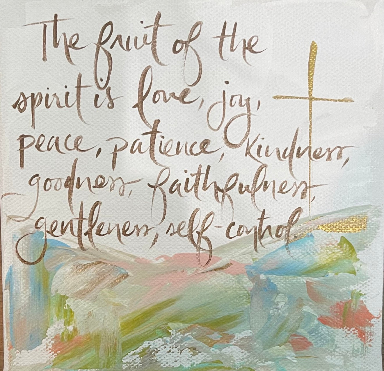 Ga Fruit of Spirit Tea Towel