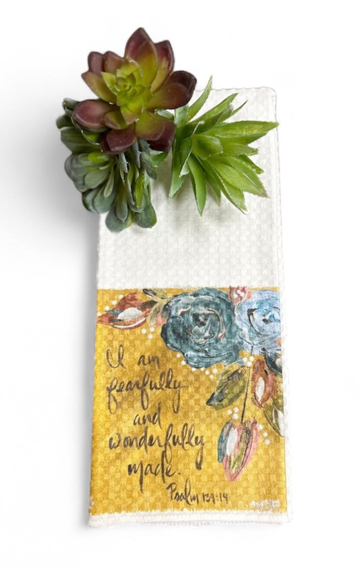 GA I Am Fearfully Tea Towel