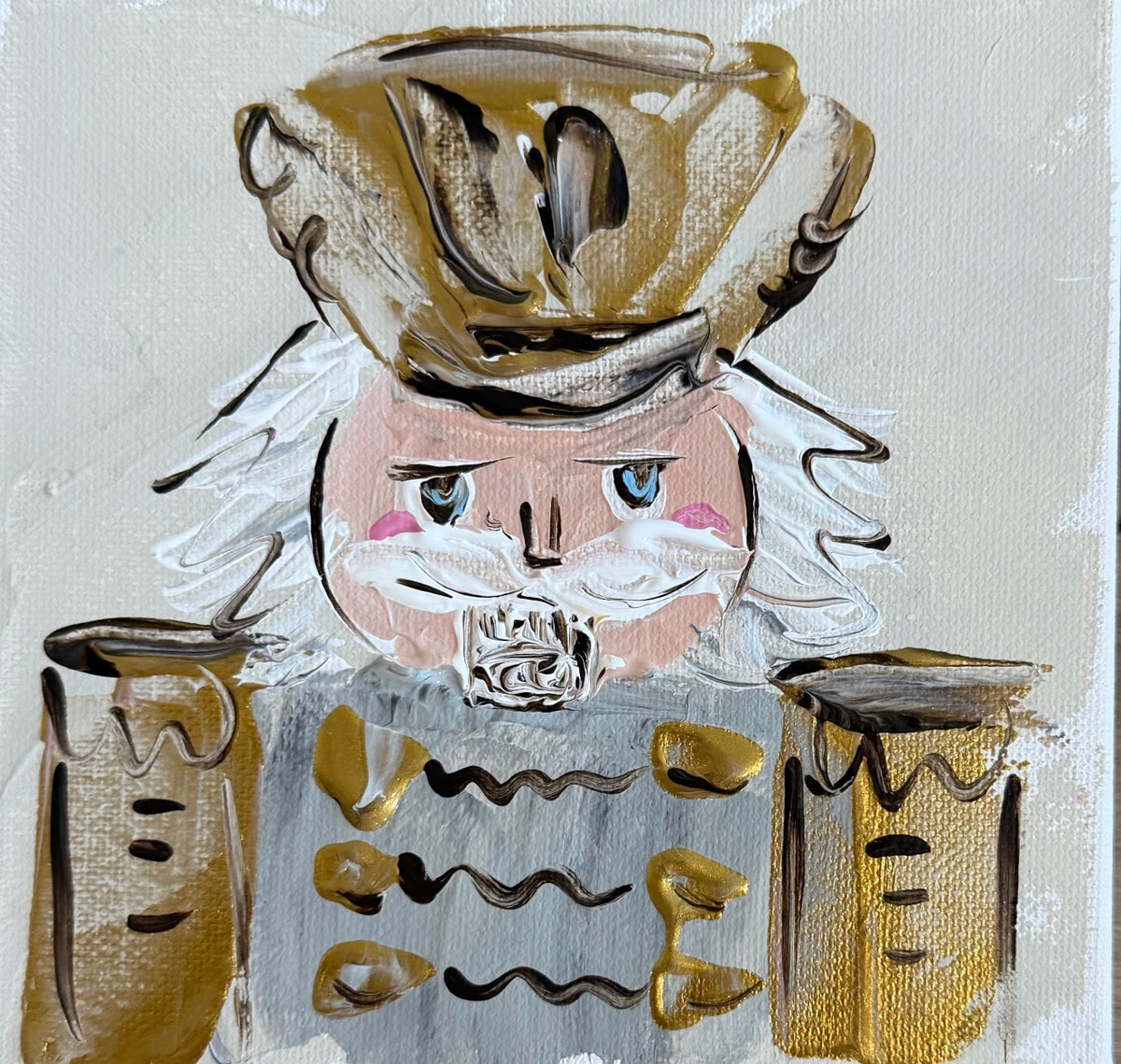 GA Gold Nutcracker Framed Art