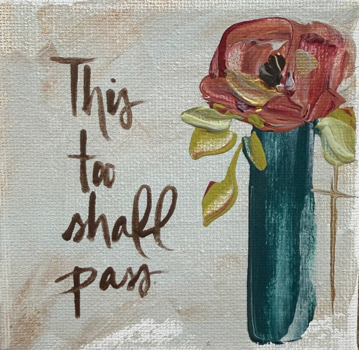 GA This Too Shall Pass Pillow