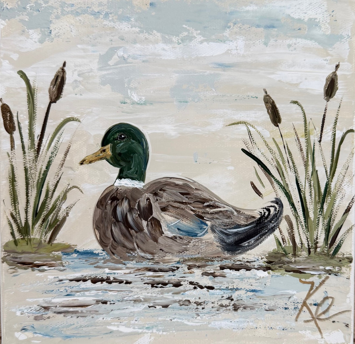 GA Mallard Framed Art