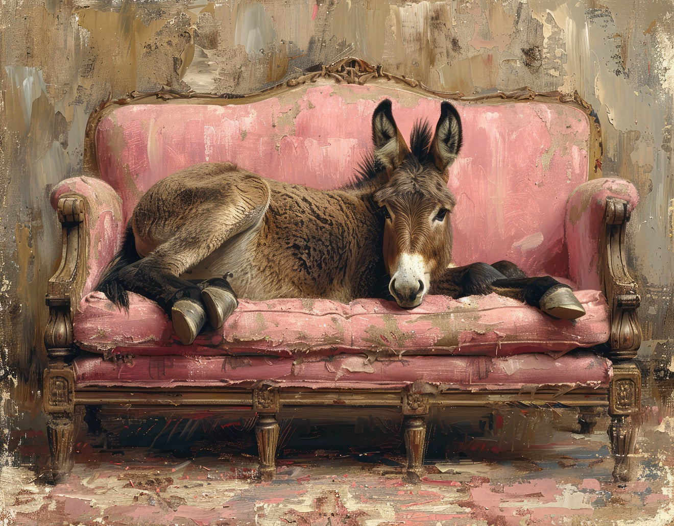 Donkey Couch Pillow