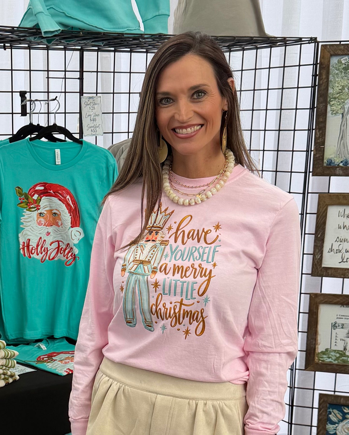Merry Christmas Nutcracker Long Sleeve Shirt