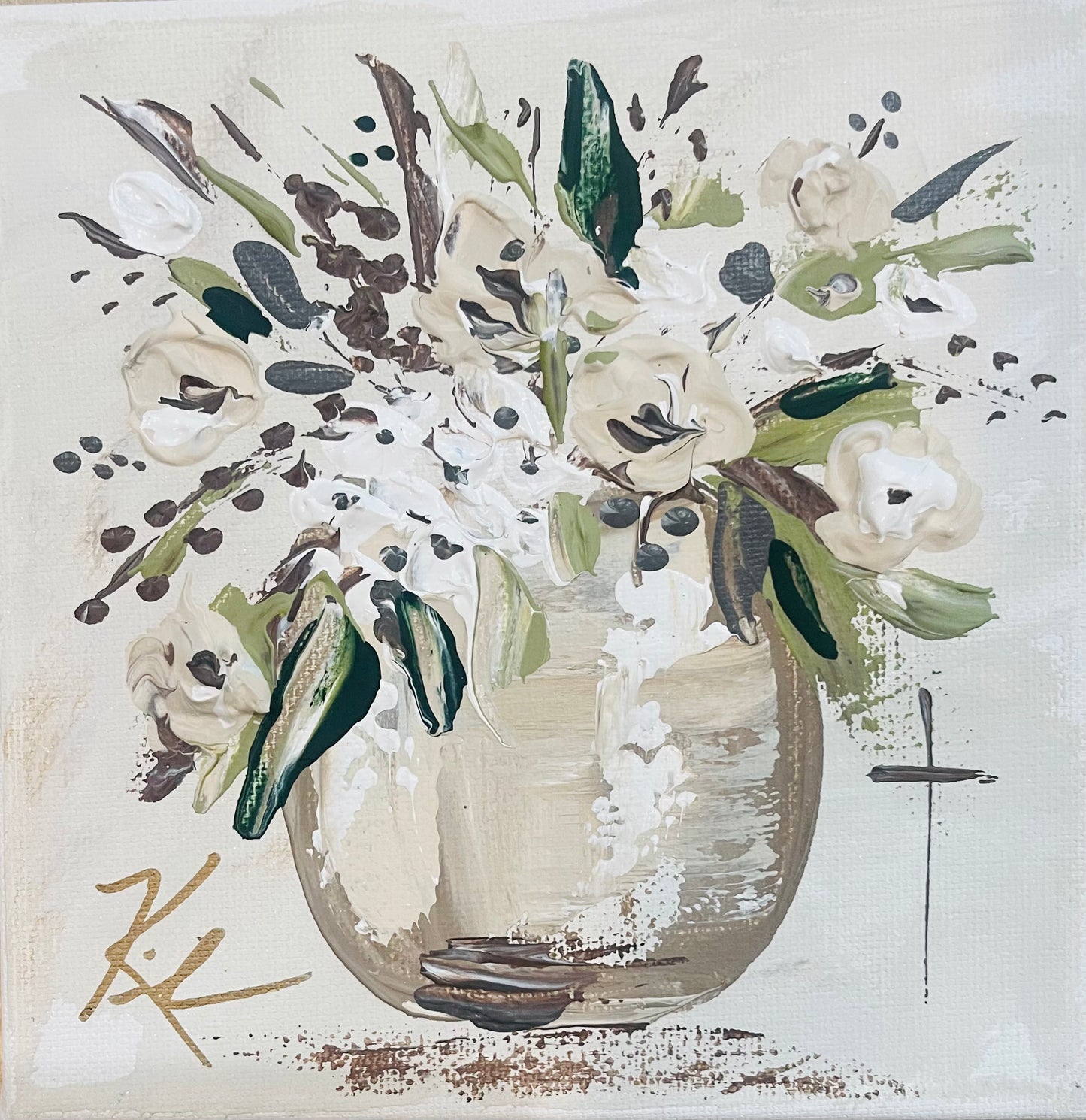 GA Grace Floral Framed Art