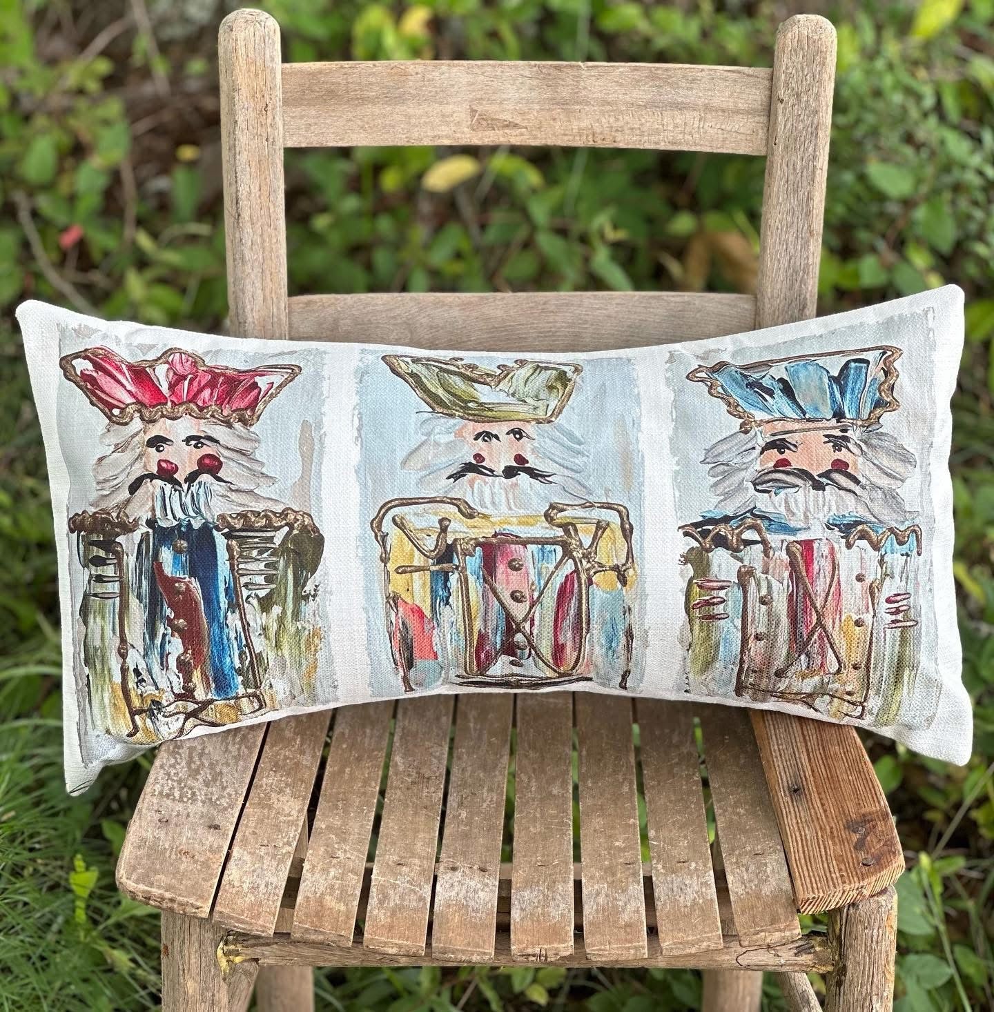 Nutcracker Trio Lumbar Pillow