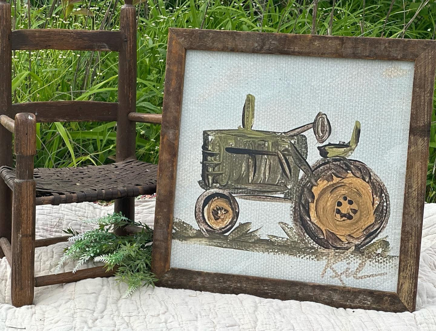 Tractor Framed Art