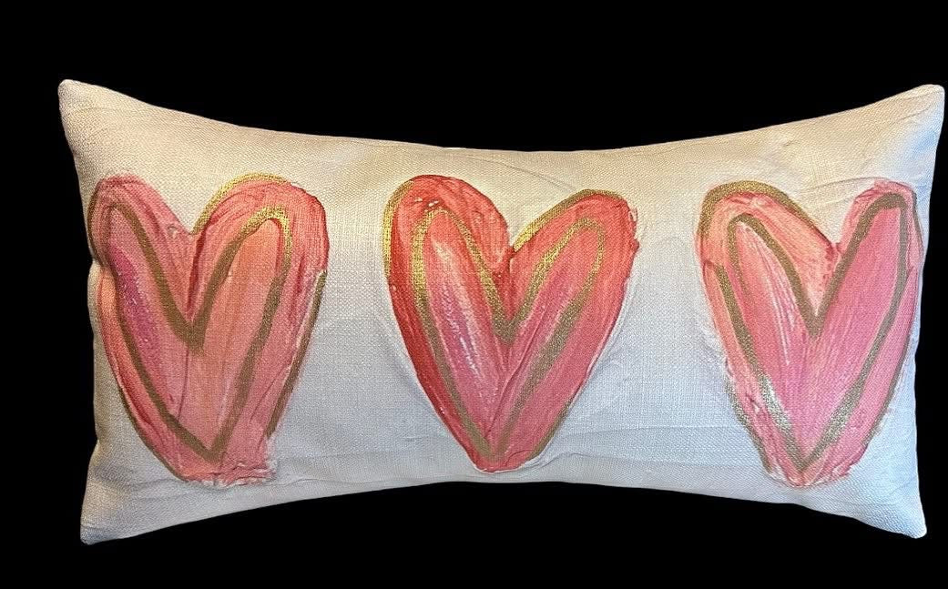 Heart Trio Pillow