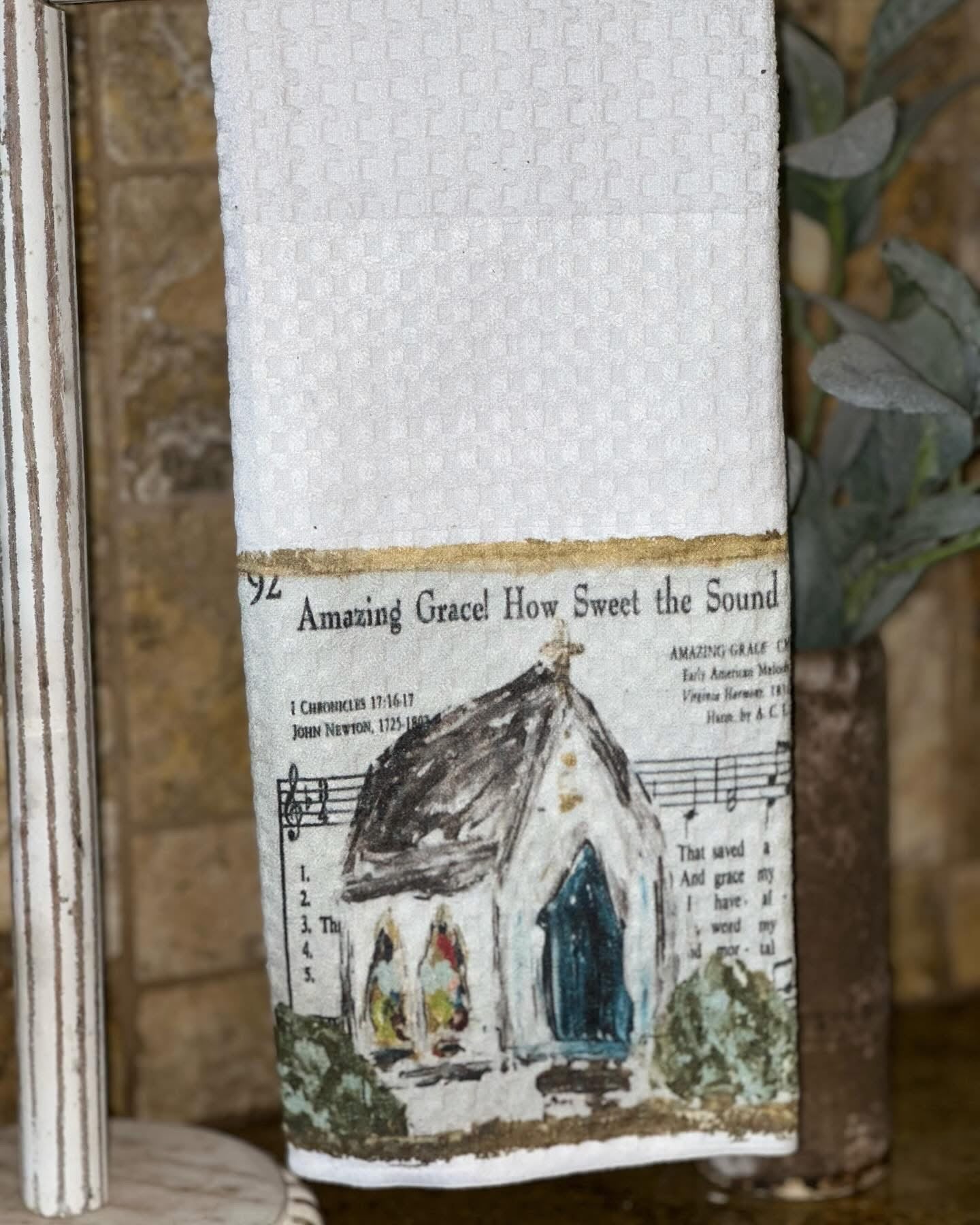 Amazing Grace Tea Towel