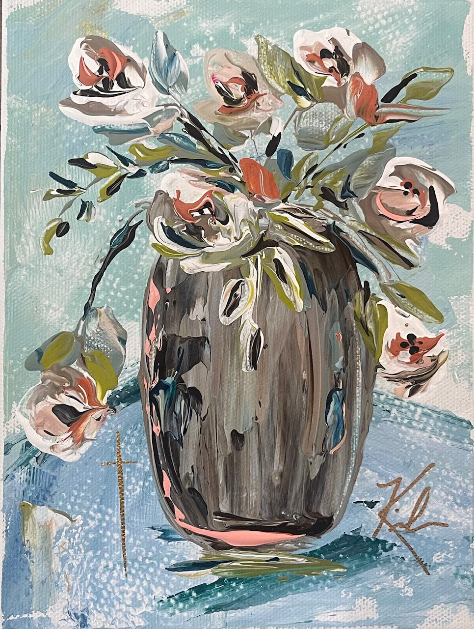 GA Donna's Vase Framed Art