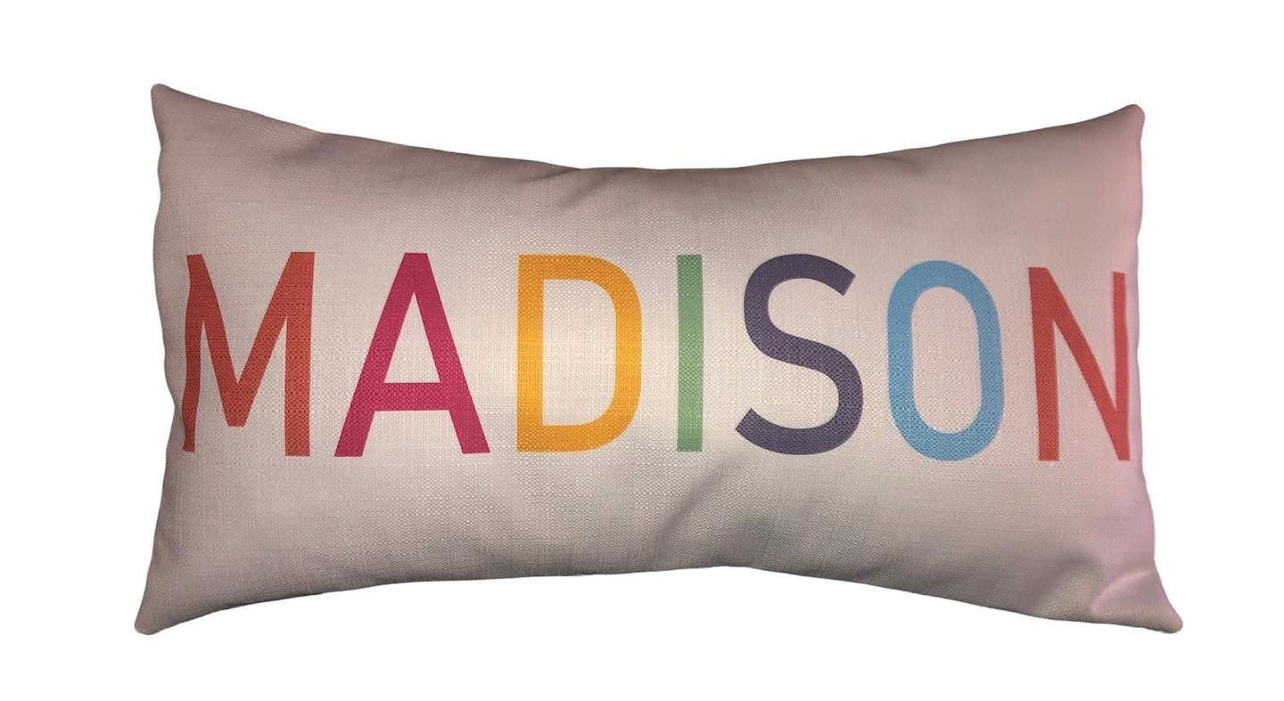Personalized City Lumbar Pillow