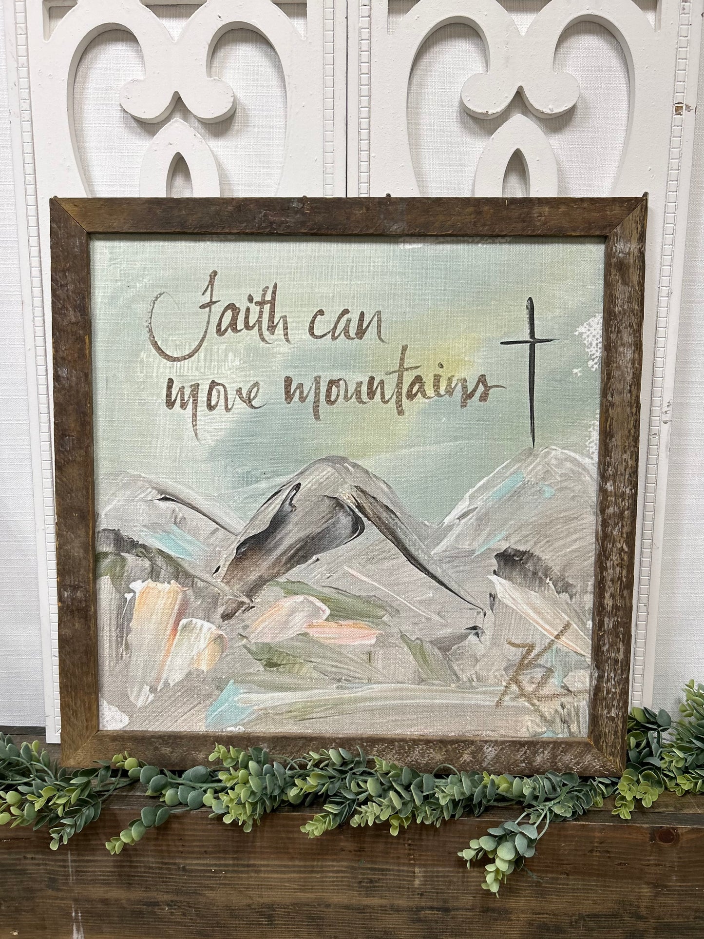 Faith Can Move Framed Art