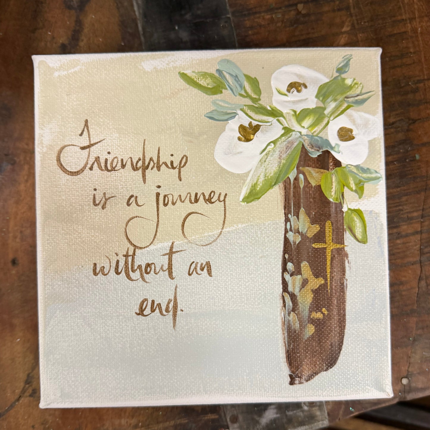 Friendship Is 6x6 Block