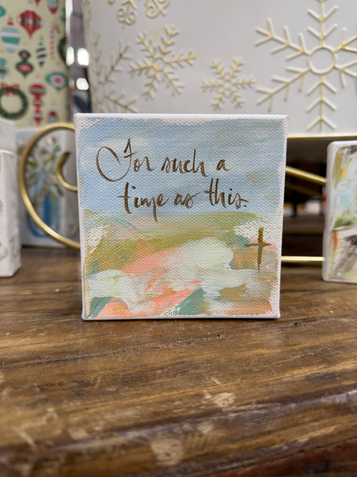 For Such A Time 4x4 Block