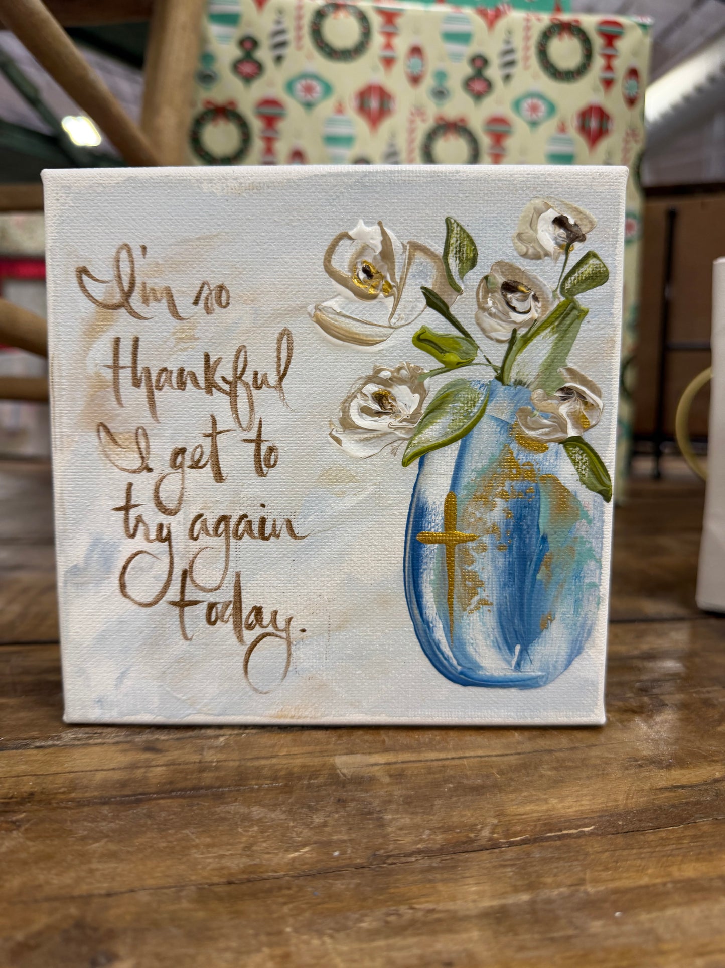 I'm So Thankful 6x6 Block