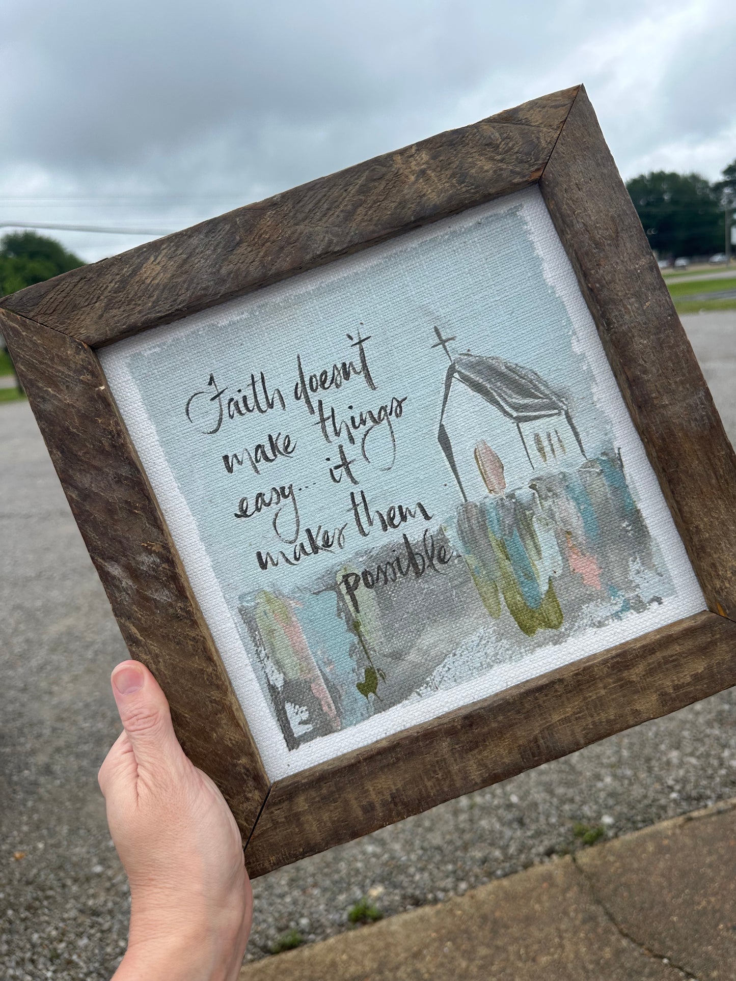 Faith Doesn’t Make Framed Art