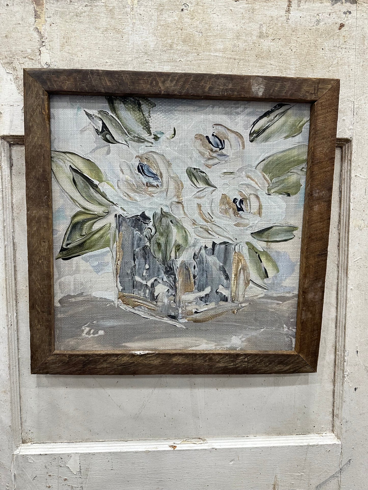 Square Vase Framed Art