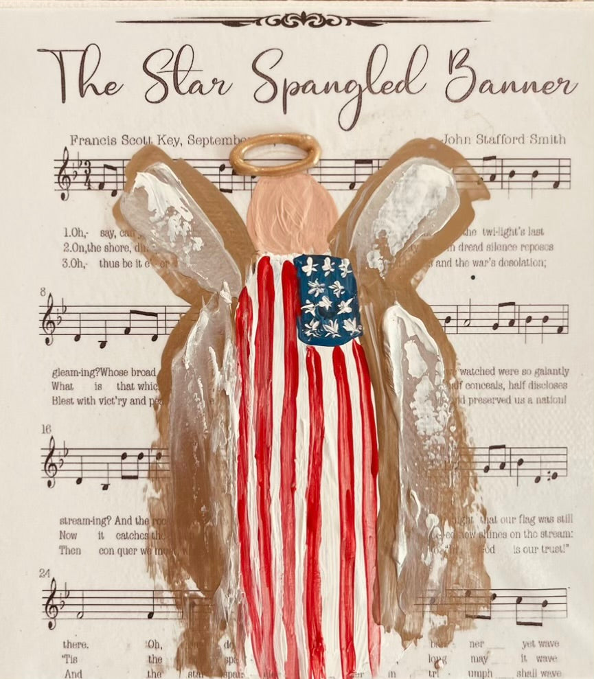 GA Star Spangled Banner Pillow