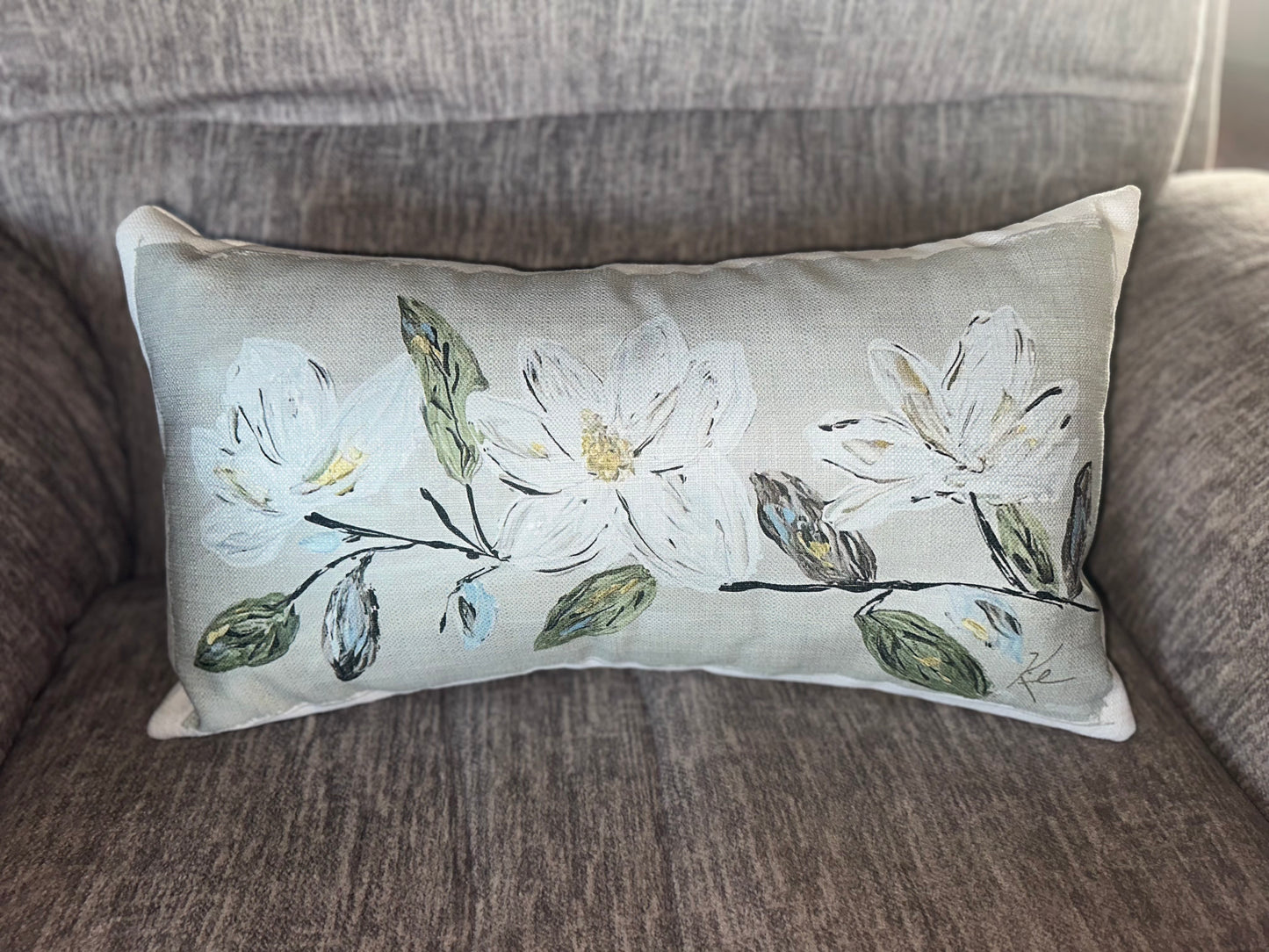 Magnolia Lumbar Pillow