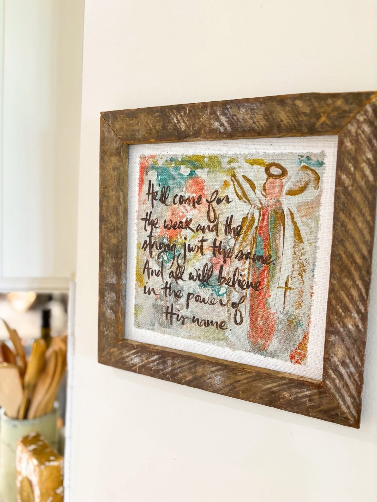 He’ll Come For Framed Art