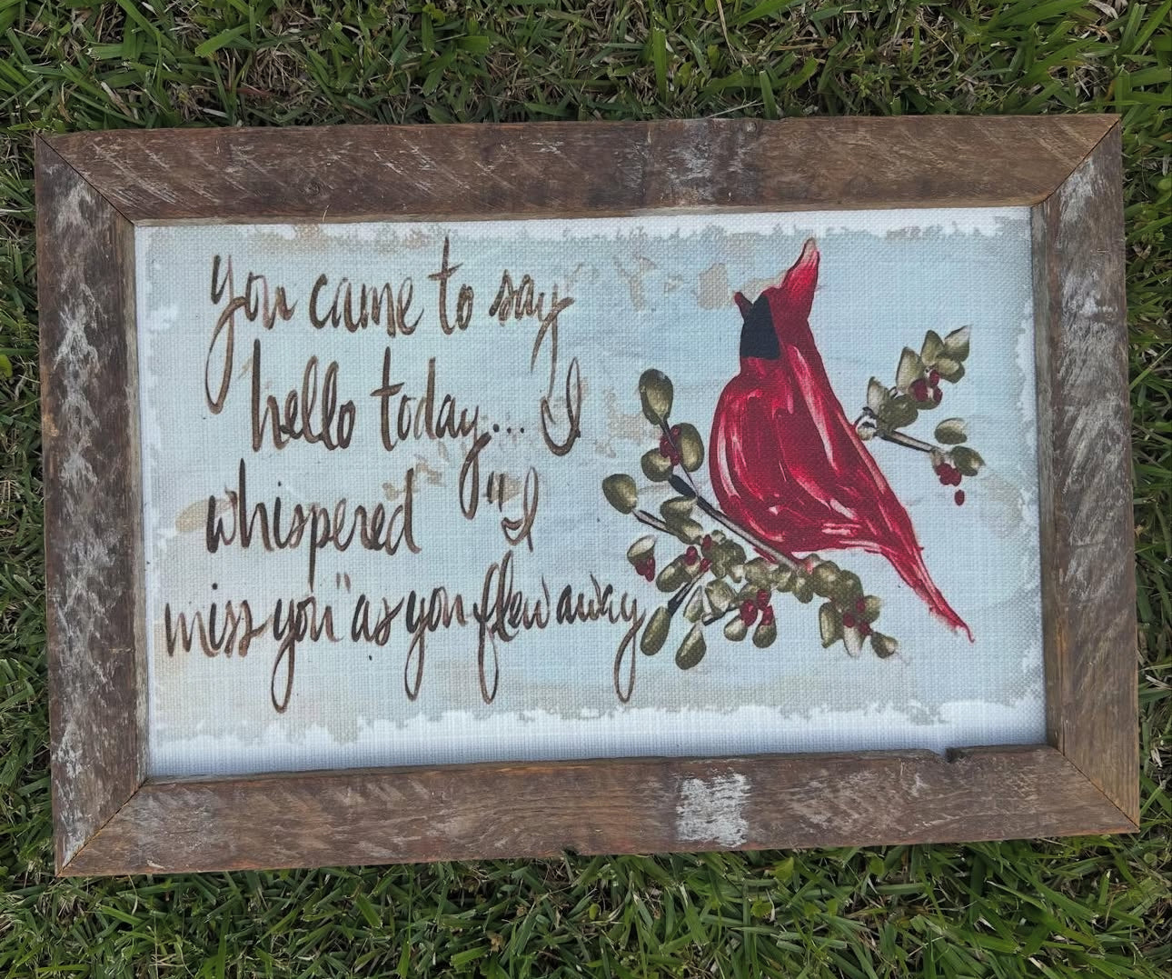 You Came to Say Framed Art