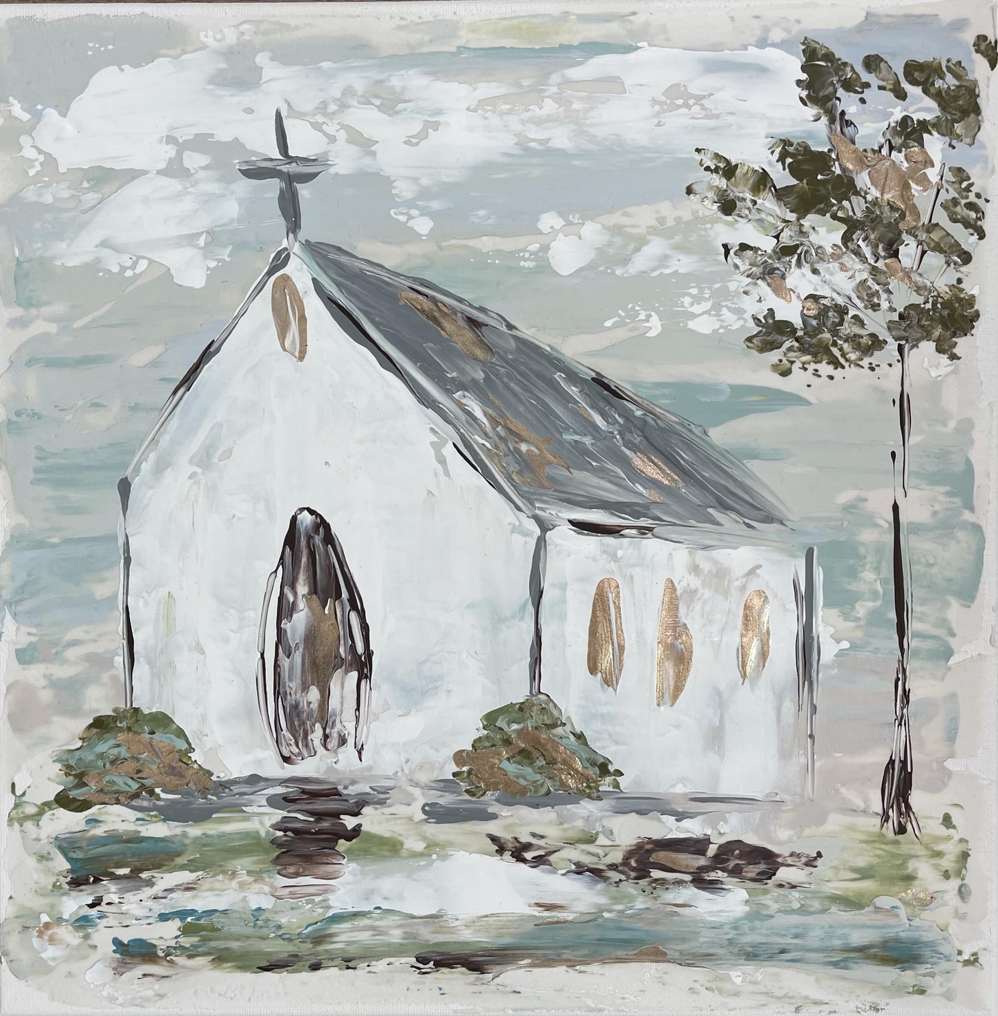 GA Smithville Church Framed Art