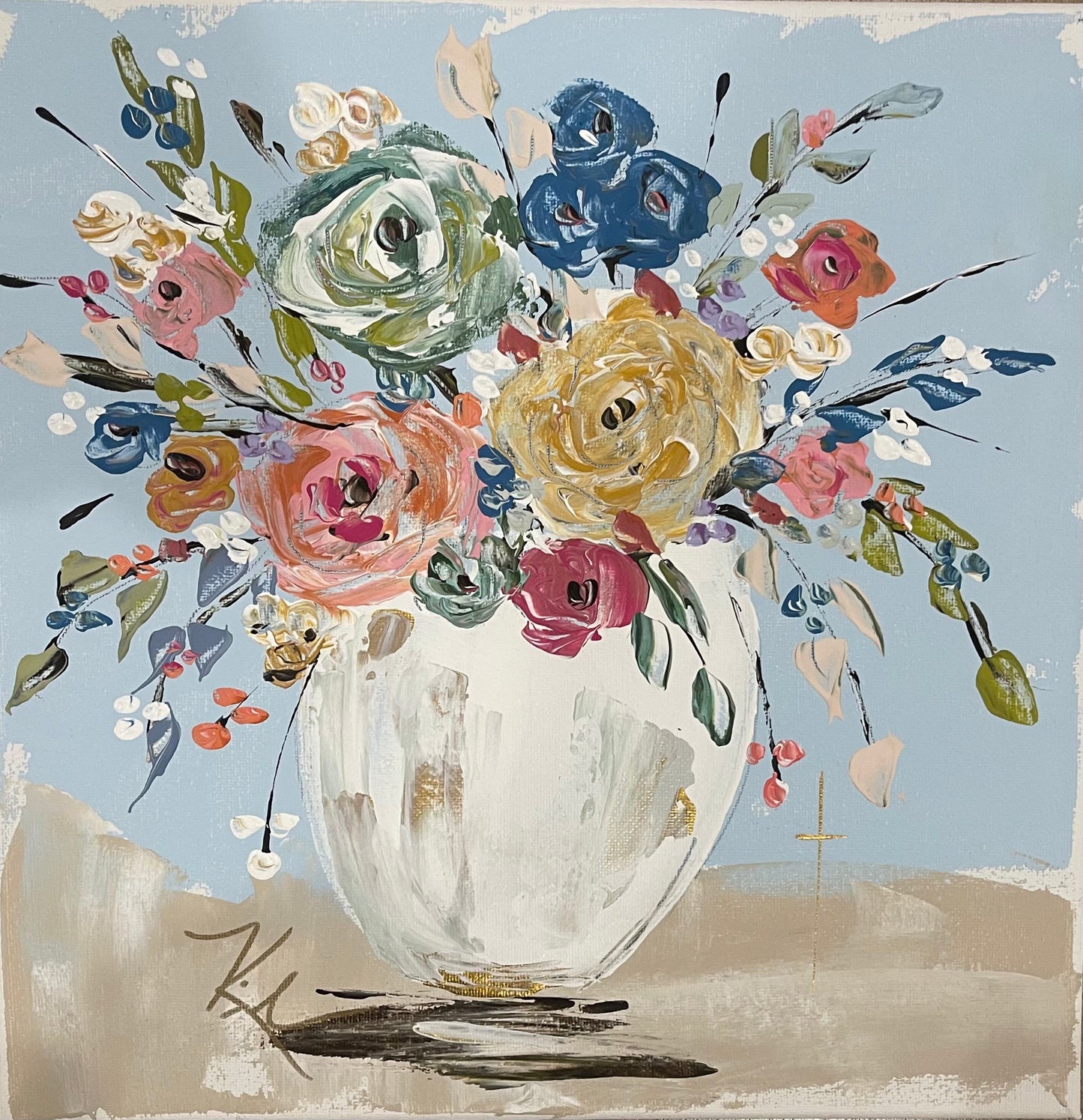 GA Yaya's Vase Pillow