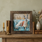 Llama Couch Framed Art