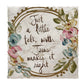 GA Just A Little Talk Framed Art