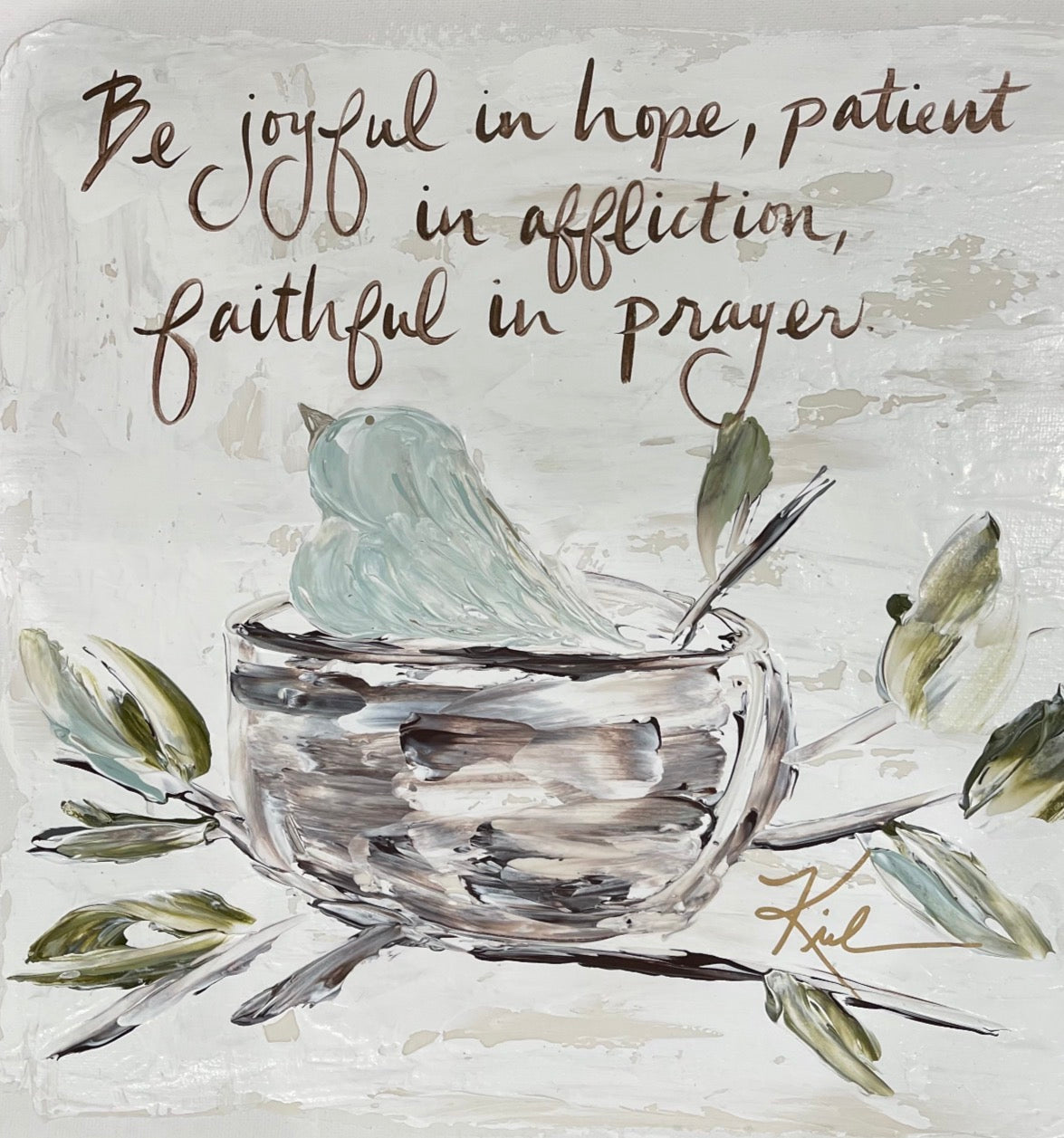 GA Be Joyful Framed Art