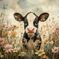 Little Black Cow Framed Art