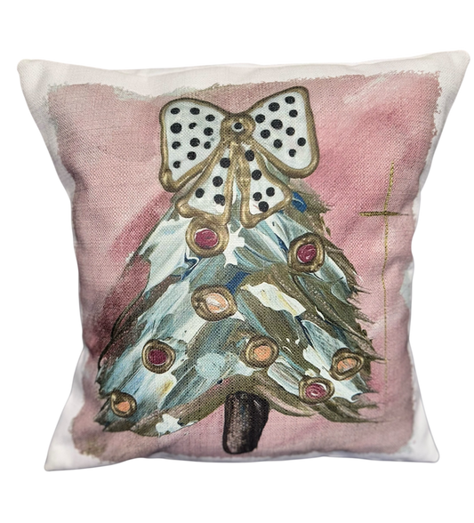 Polkadot Christmas Pillow