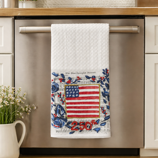 Star Spangled Banner Tea Towel