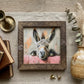 Sleepy Donkey Framed Art