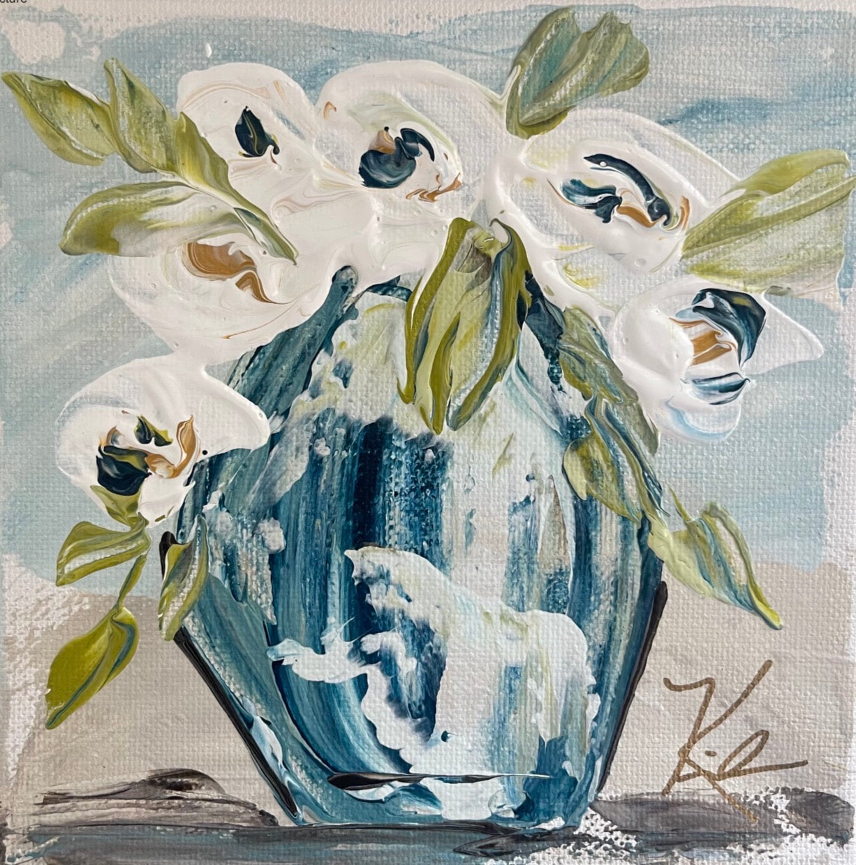 GA Betsys Flowers Framed Art