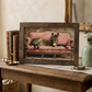 Donkey Couch Framed Art