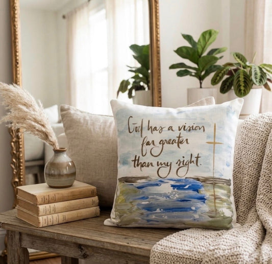 GA God Has A Vision Pillow