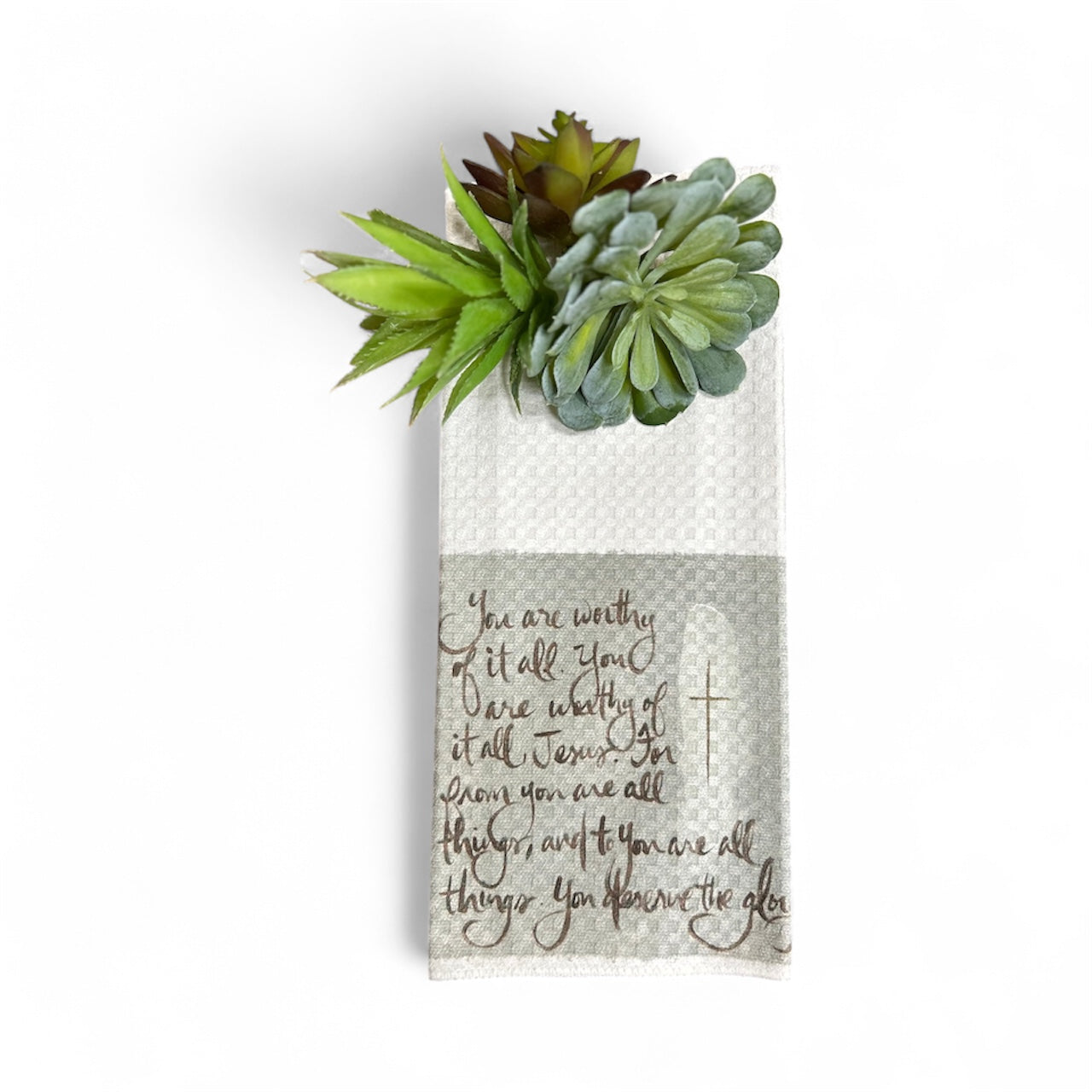 You Are Worthy Tea Towel