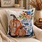 GA Chinoiserie Vase & Pumpkins Pillow