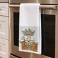 GA Teal Nutcracker Tea Towel