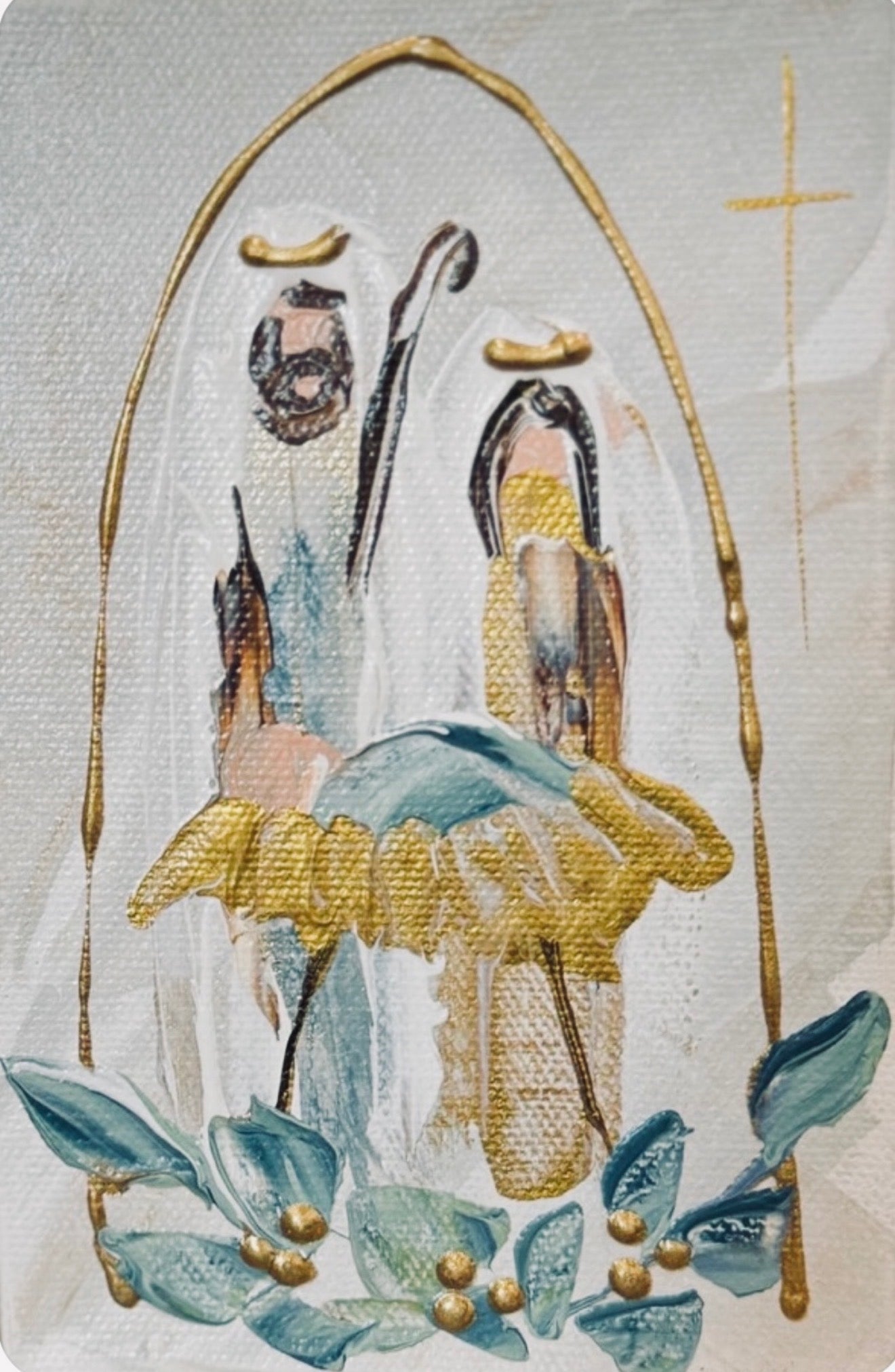 GA Joseph & Mary 3 Tea Towel