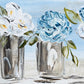 GA Blue Bloom Framed Art