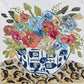 GA Leopard Floral Framed Art