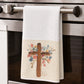 GA Cross With Flowers Towel